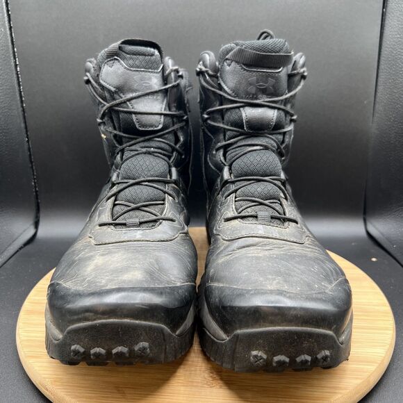 Under Armour Men’s Size 14 Micro G Valsetz WP Zip Boots Shoot Black 3026738 main image 7